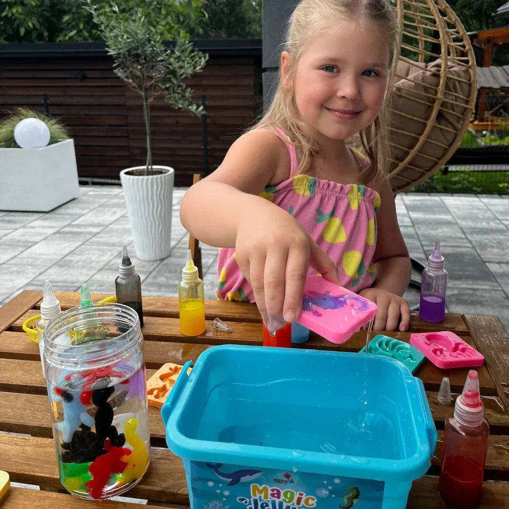 Magische gelei voor het maken van waterelfjes β 4, 8 of 12 kleuren (vanaf 2 jaar)
