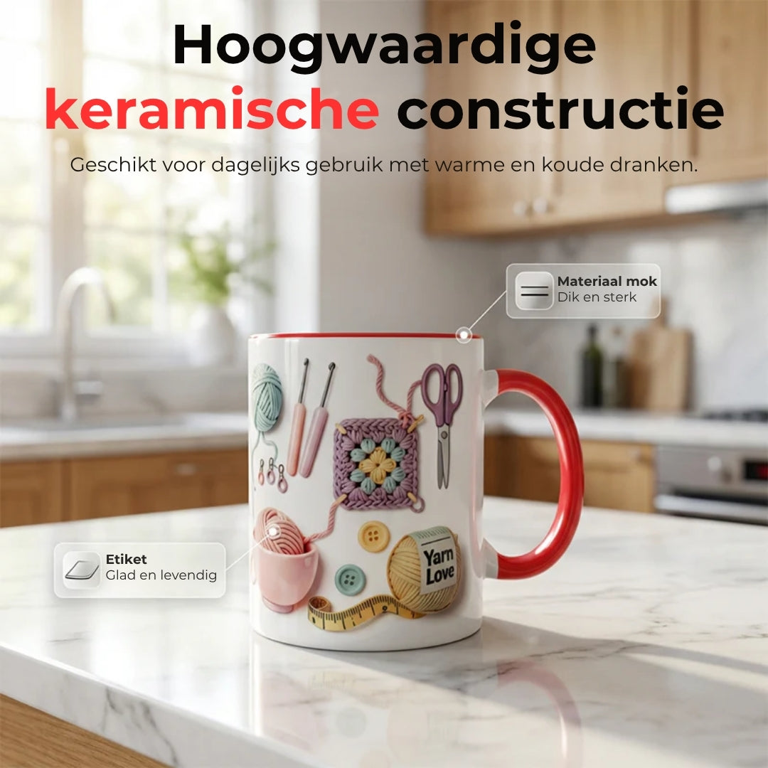 Breimok, cadeau voor haak- en breiliefhebers en creatievelingen