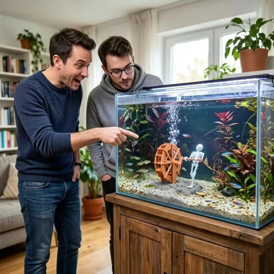 Dynamisch Aquraium Skelet Decoratie