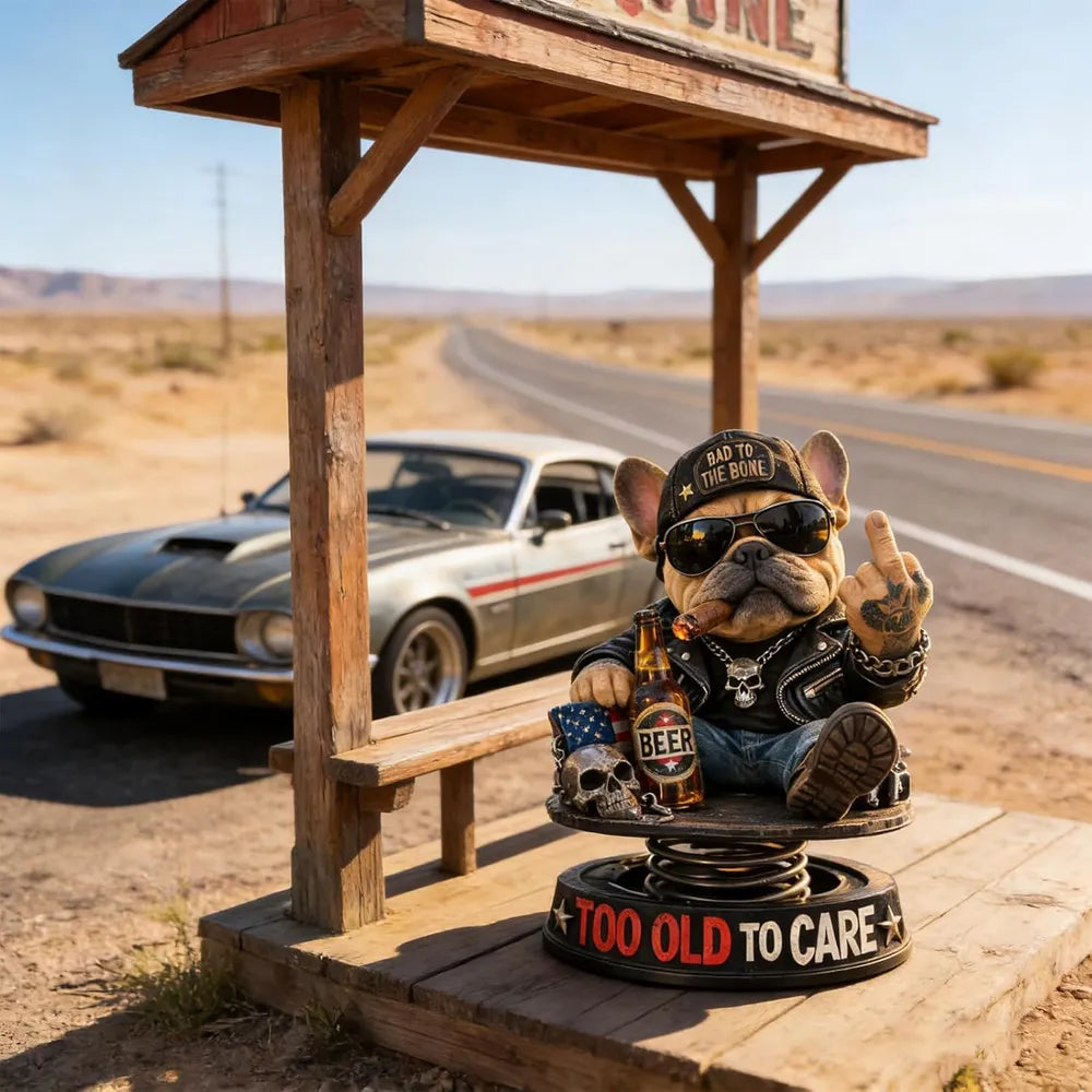 Stoere Bulldog Dashboarddecoratie