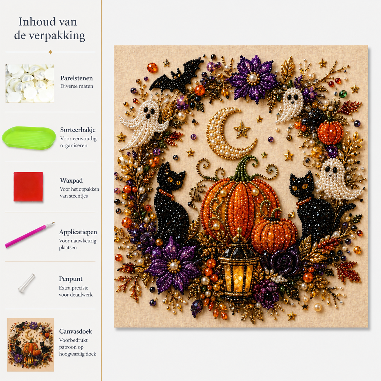 DIY Halloween Parelkunstwerk