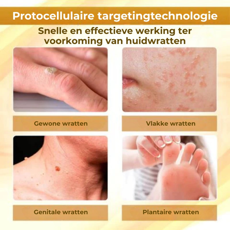 Geconcentreerde herstellende wrattenspray met bijengif