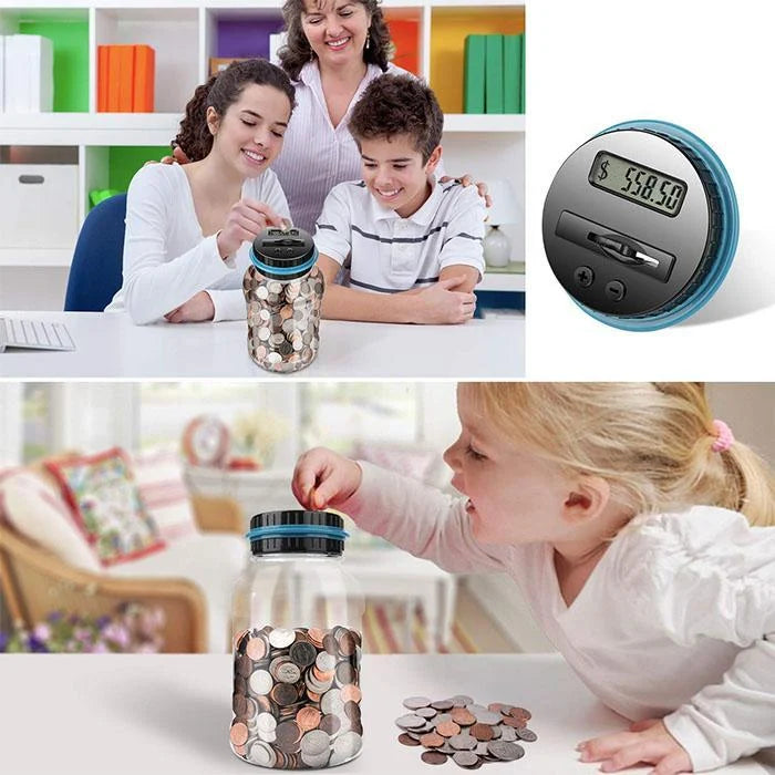 Digitale Spaarpot met Automatische Muntentelling