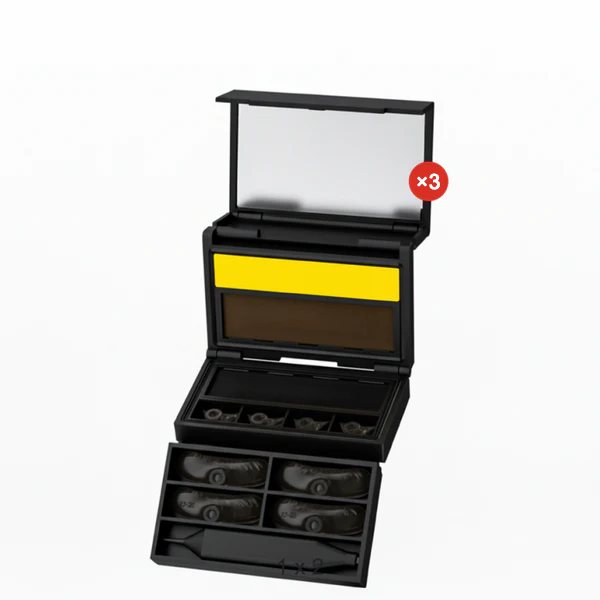 3-in-1 Eyeliner- Mascara- en Wimperstempel