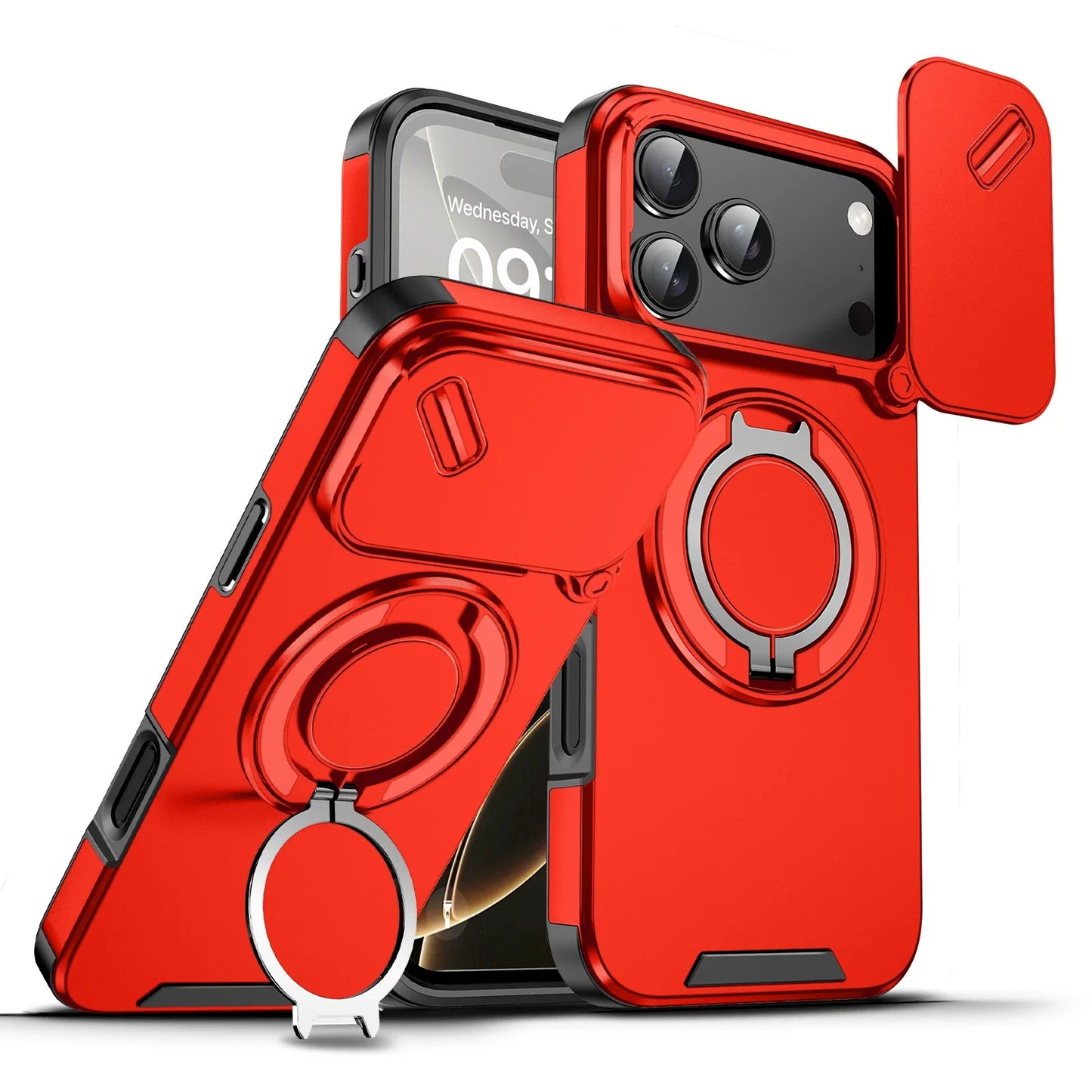 Magnetisch iPhone Hoesje met Ringstandaard
