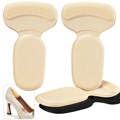 Hielbeschermende Anti-Slip Inlegzolen - 2 Stuks