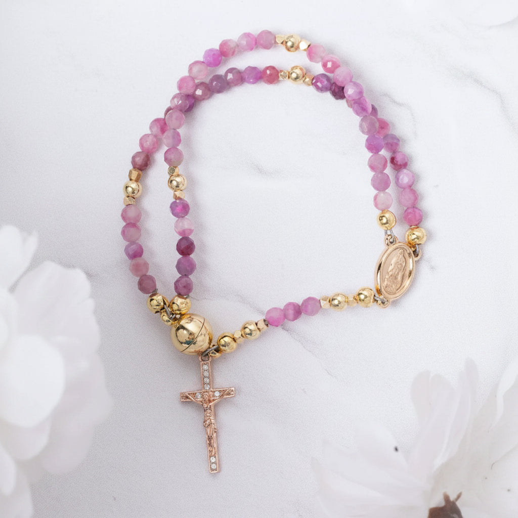 Religieuze Rozenkrans Armband