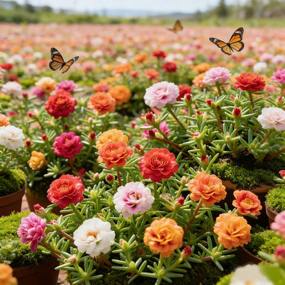 🌸Mosroos Zadenmix (1000 stuks) – 🌿Postelein / Zonneroosjes