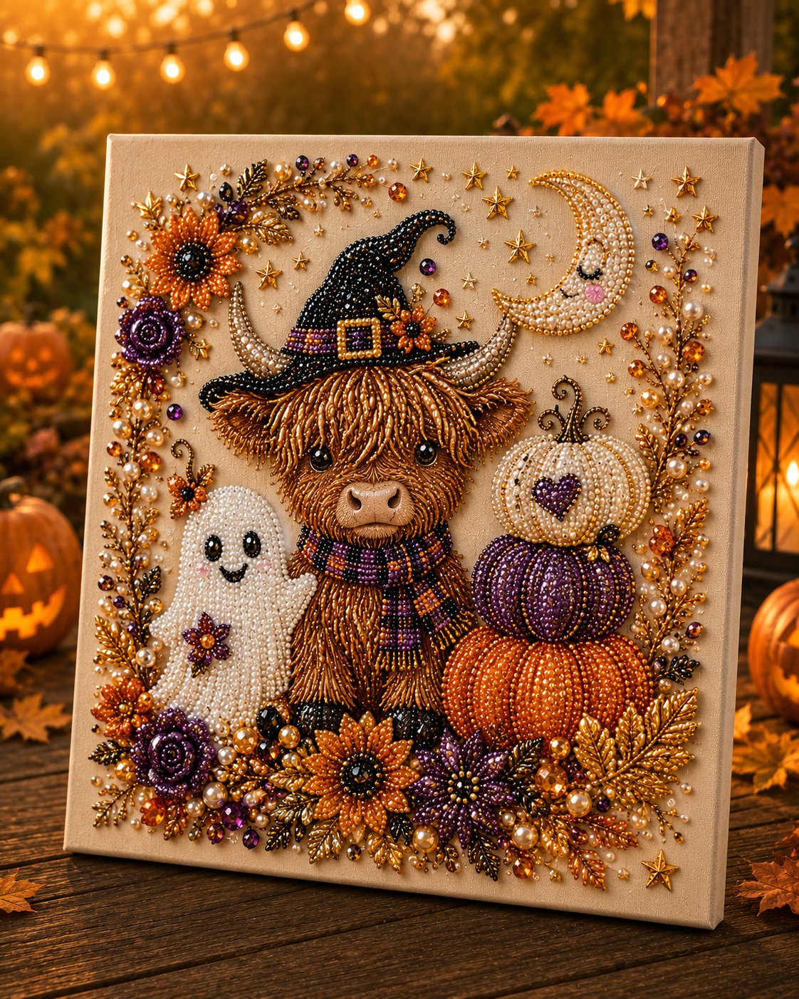 DIY Halloween Parelkunstwerk