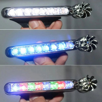 LED-Autolamp op Windenergie