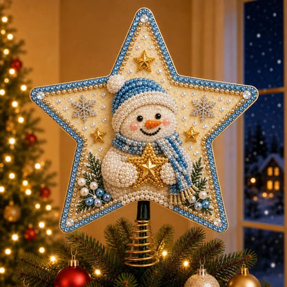 DIY Kerstboompiek Kit - Parel-en Diamantkunst