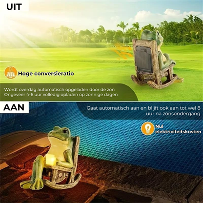 Kikker Solar Tuindecoratie