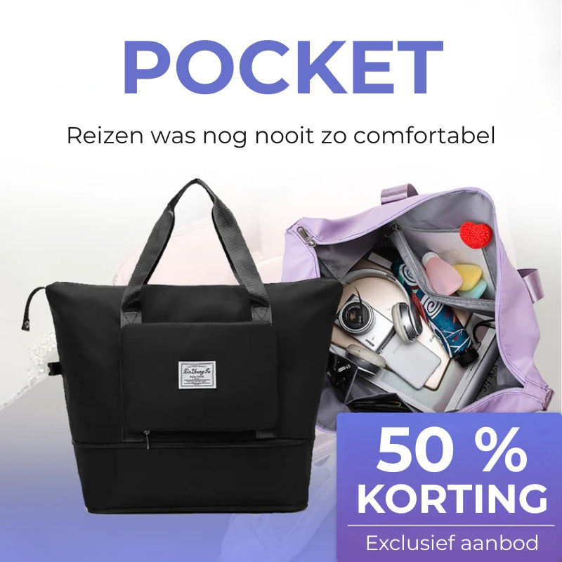 Pocket® Opvouwbare Reistas Zakformaat