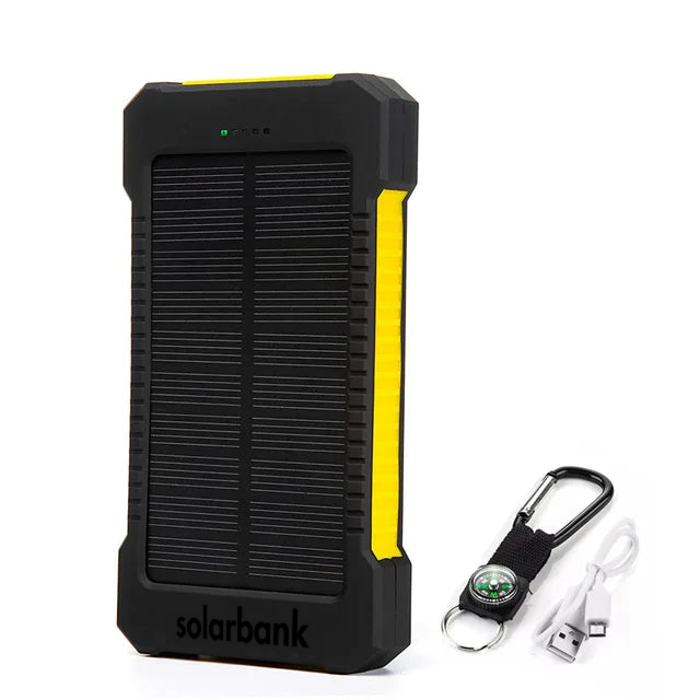 Noodpowerbank en Zaklamp op Zonne-Energie