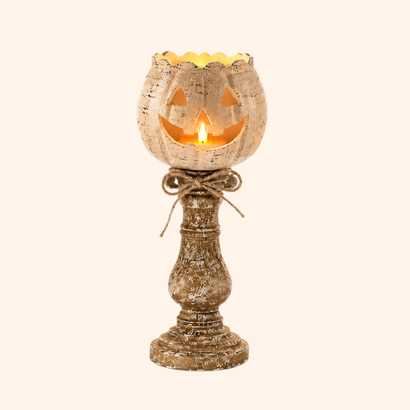 Halloween Pompoen Kandelaar