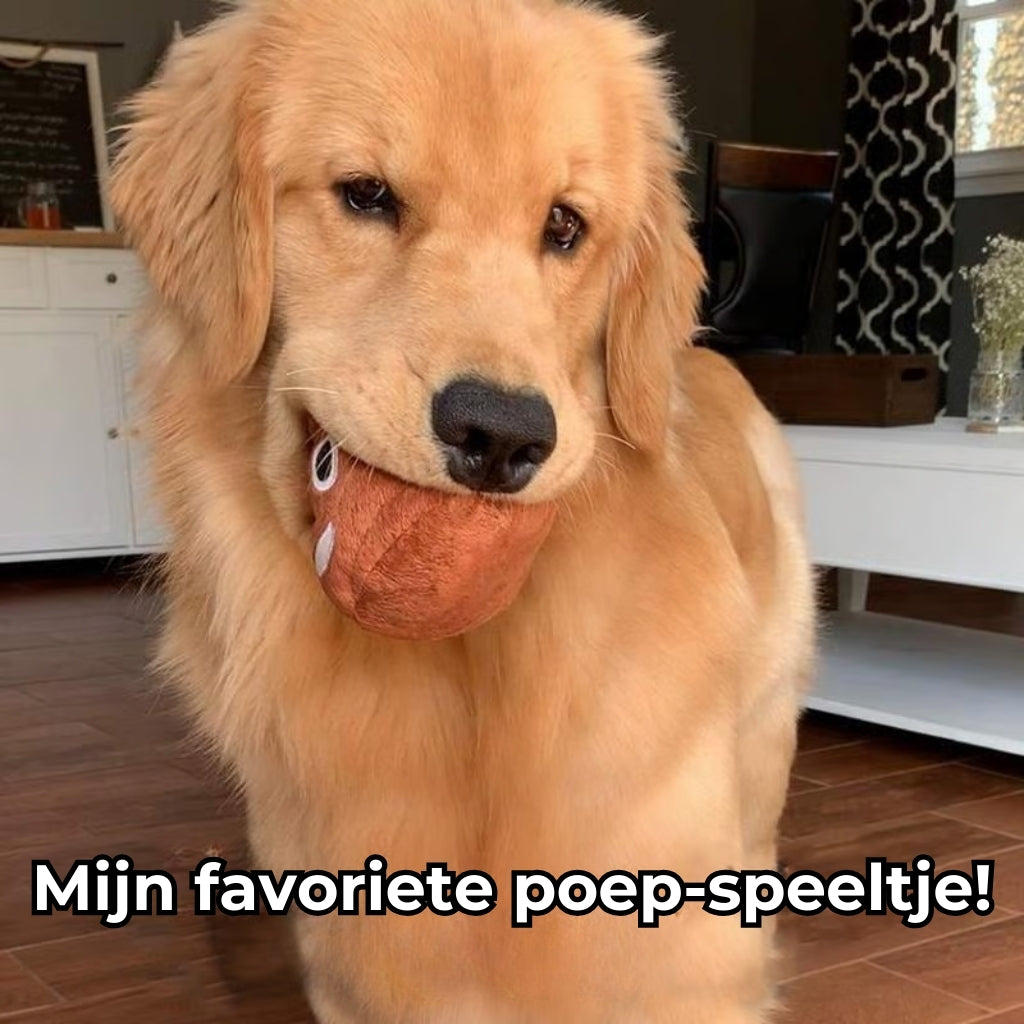 Pratende en grappige poepknuffel – Maakt scheetgeluiden!✨ (Veilig, niet giftig en geschikt voor kinderen en huisdieren)
