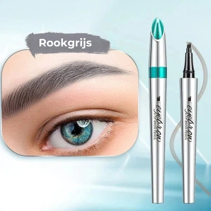 Waterdichte 3D-wenkbrauwpen met 4 vorkpunten voor microblading