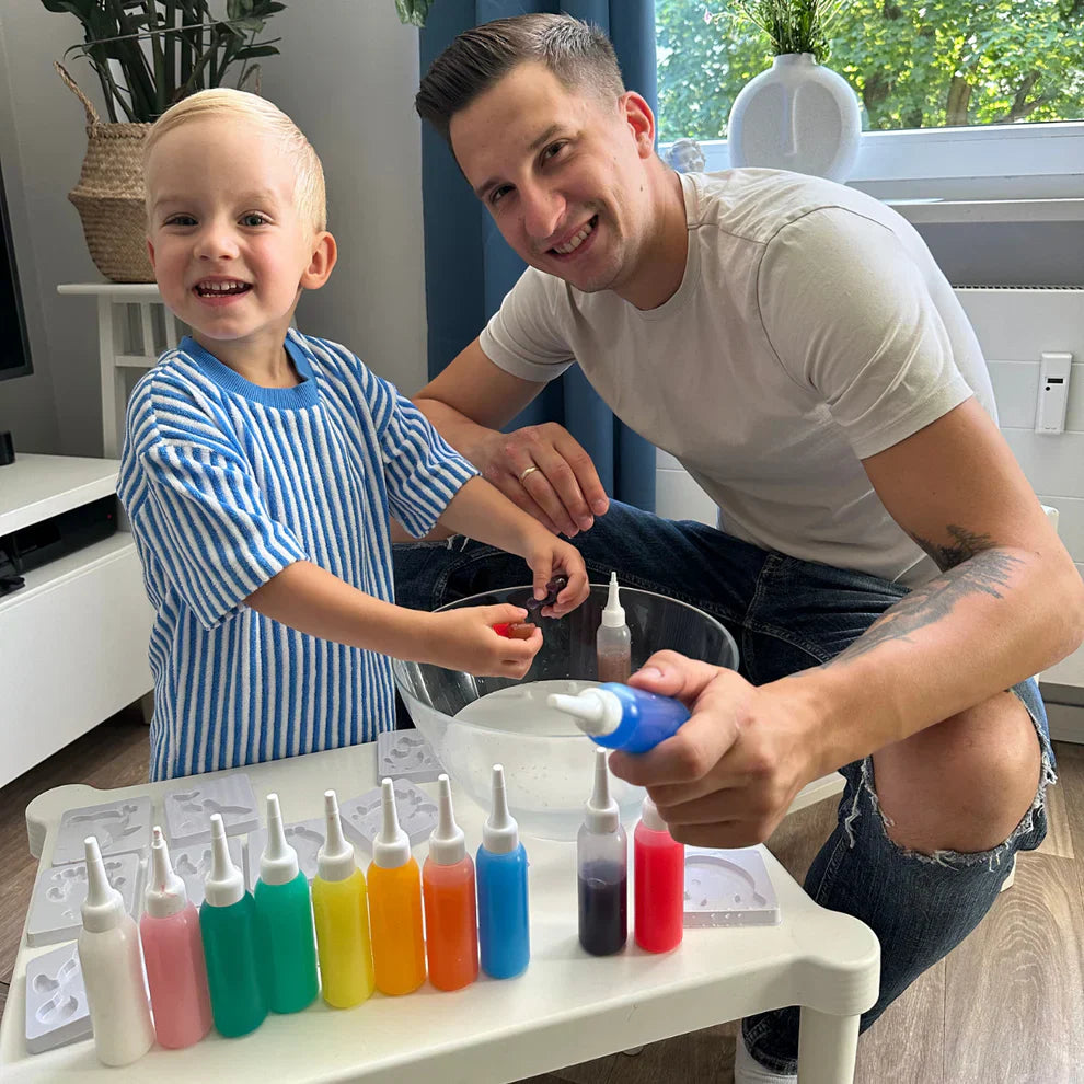 Magische gelei voor het maken van waterelfjes – 4, 8 of 12 kleuren (vanaf 2 jaar)