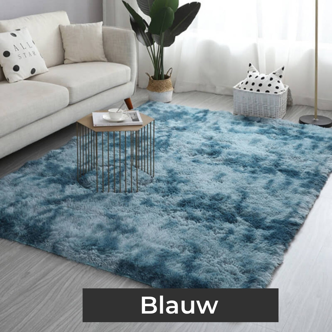 Pluche Tapijt van Zijde en Wol
