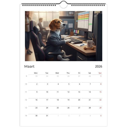 Beagle-hond Kalender 2026 - Dagelijkse activiteiten
