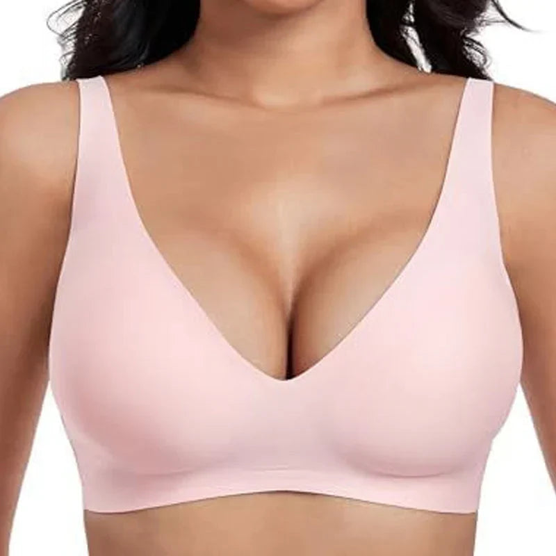 Naadloze Jelly Push-Up Beha zonder Beugels