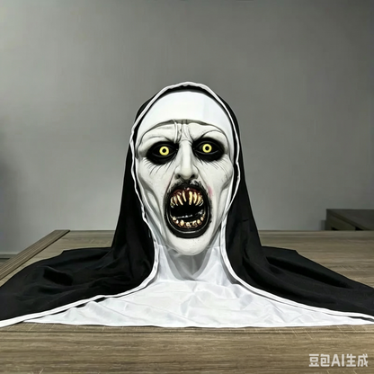 Horror Nonnenmasker voor Halloween