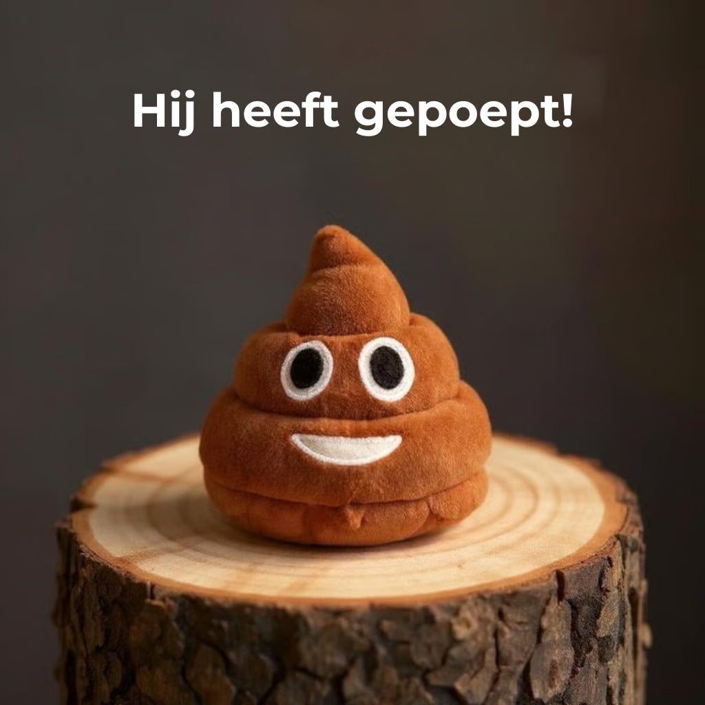 Pratende en grappige poepknuffel – Maakt scheetgeluiden!✨ (Veilig, niet giftig en geschikt voor kinderen en huisdieren)