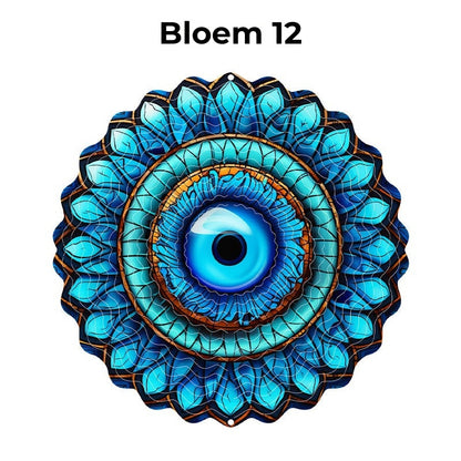 Hangende Windvanger Mandala-3D-effect