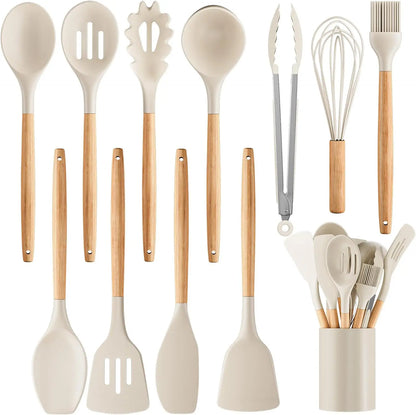 NordicKitchen – Stijlvolle siliconen set voor in de keuken (12-delig)