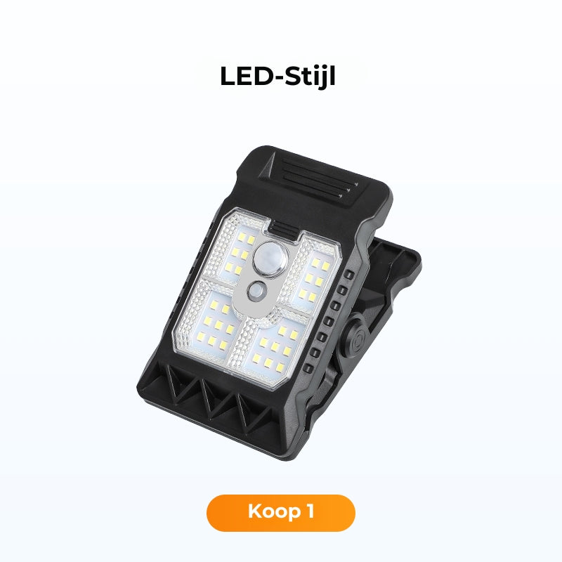 Solar Buitenlamp met Klem en Bewegingssensor