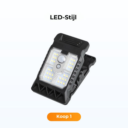 Solar Buitenlamp met Klem en Bewegingssensor