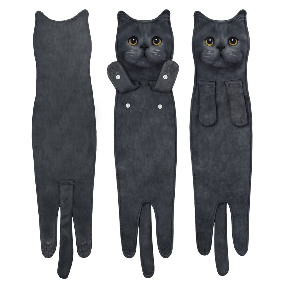 Grappige Kattenhanddoek