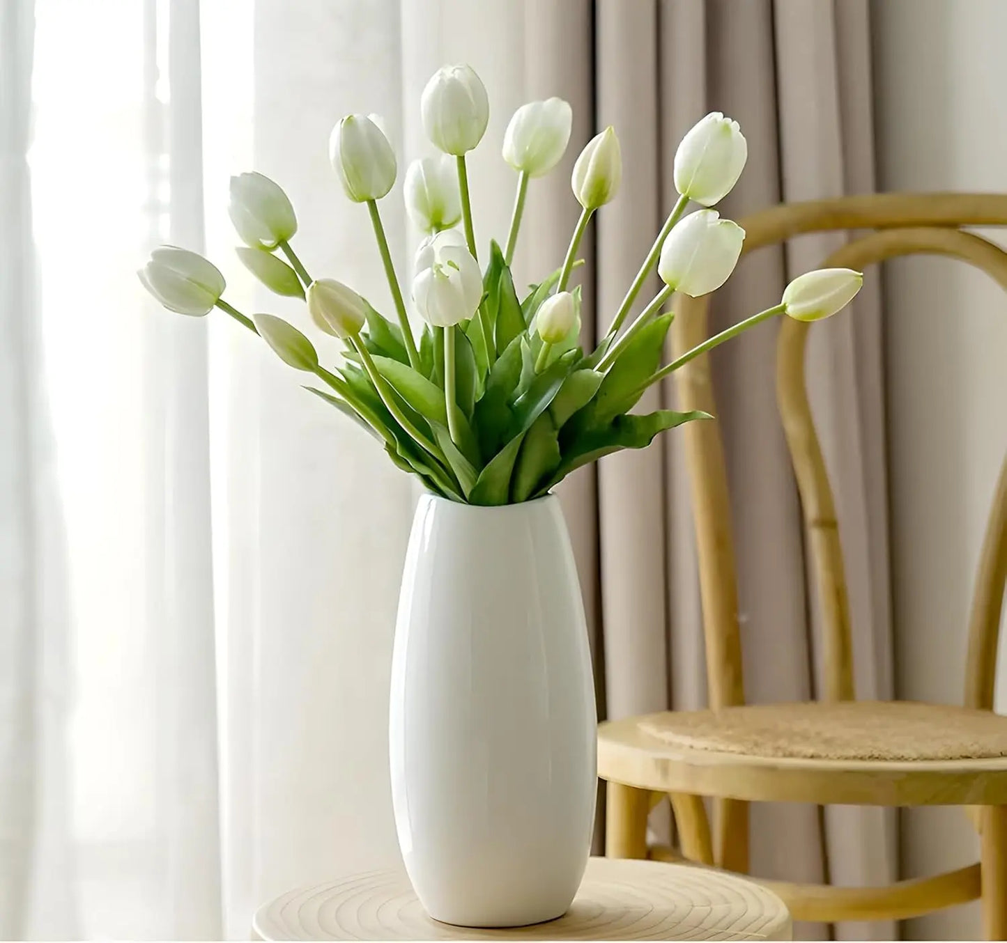 Everbloem Tulpen – Echt gevoel natuurgetrouwe kunsttulpen (15st)