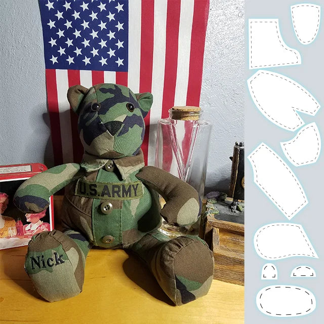 Herinneringsbeer DIY-set (10 stuks) - met instructies