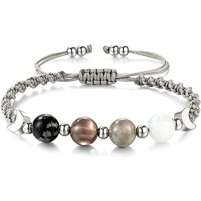 Maanfasen Crystal Armband