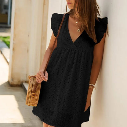 Kanten Zomerjurk - Ingebouwd Shortje