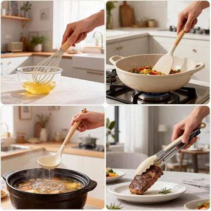 NordicKitchen – Stijlvolle siliconen set voor in de keuken (12-delig)