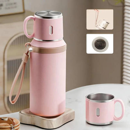 Roestvrijstalen Thermos met Mok