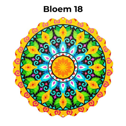 Hangende Windvanger Mandala-3D-effect