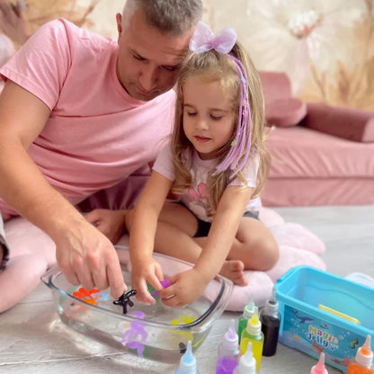 Magische gelei voor het maken van waterelfjes – 4, 8 of 12 kleuren (vanaf 2 jaar)