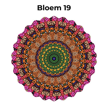 Hangende Windvanger Mandala-3D-effect