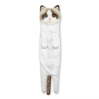 Grappige Kattenhanddoek