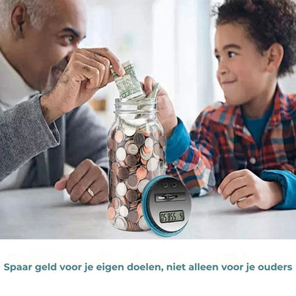 Digitale Spaarpot met Automatische Muntentelling