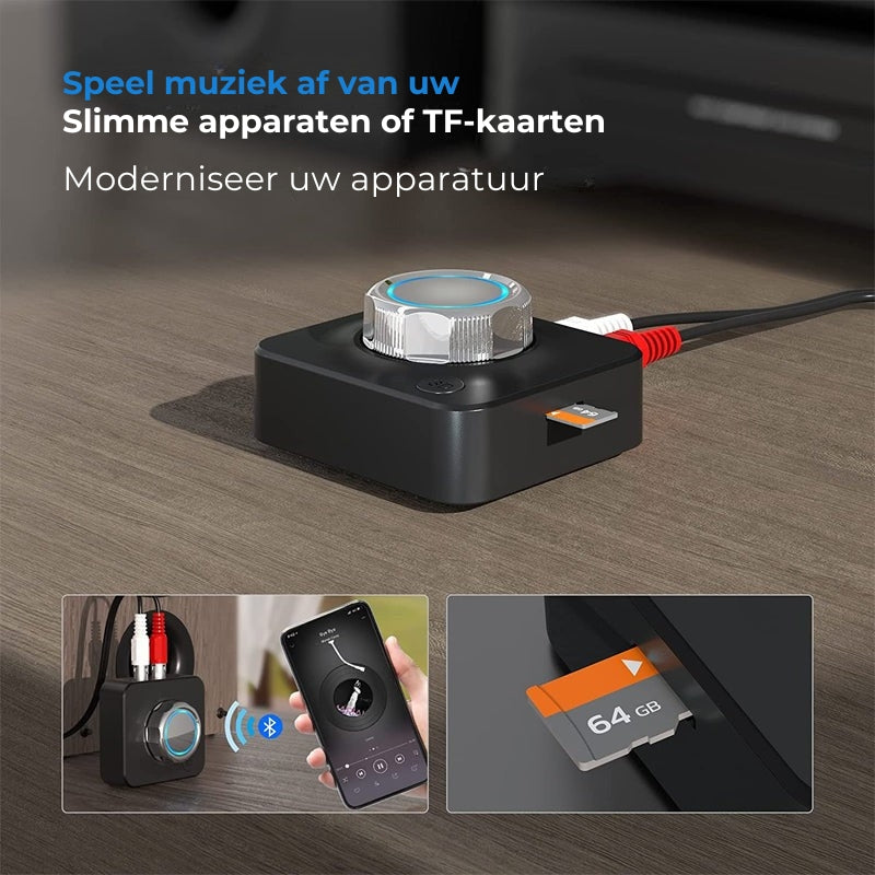 Bluetooth RCA/AUX-adapter