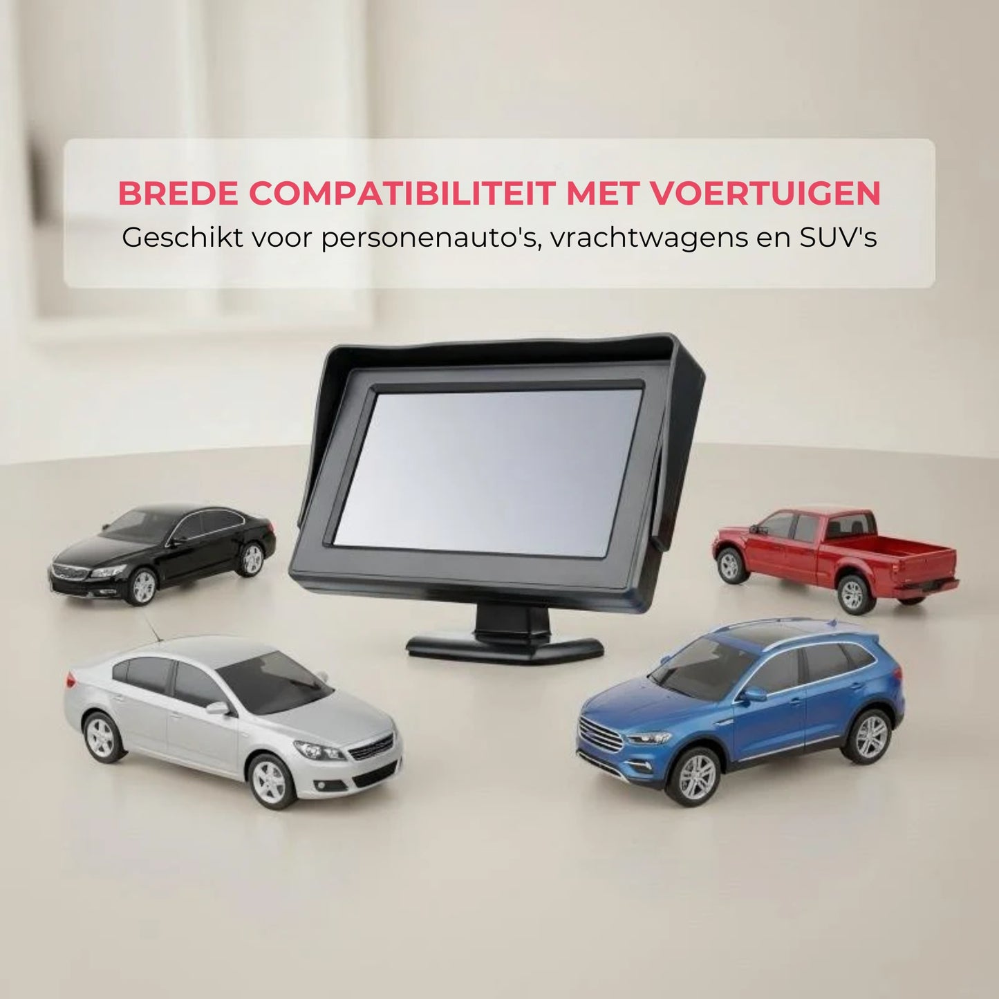 HD-Achteruitrijcamera met Display