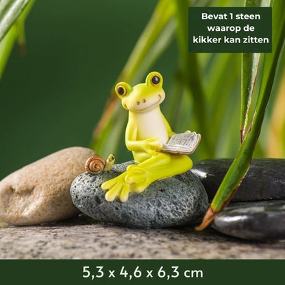 Kikker bloempothanger ornament