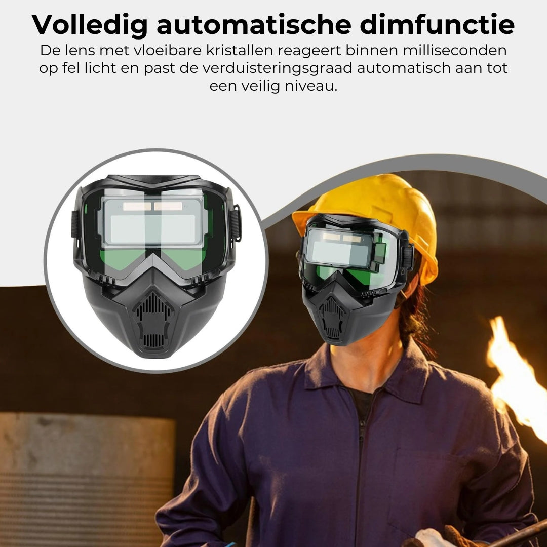 Gezichtsmasker met Automatische Verduistering en Koolstoffilter