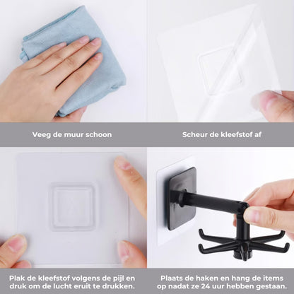 360 Graden Draaibare Haak