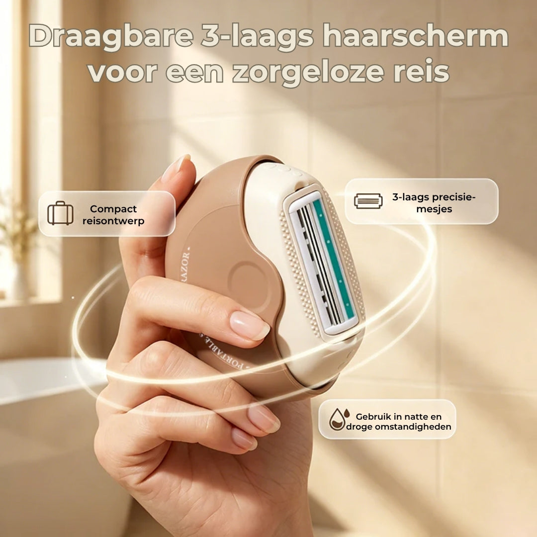 Glad Scheerapparaat - Compact en Draagbaar