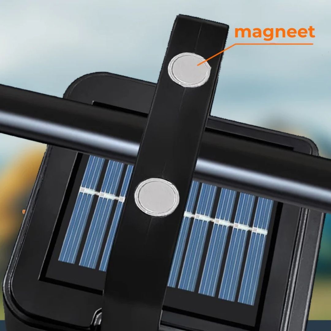 Draagbare Kampeerlamp op Zonne-Energie met 4 Verlichtingsstanden